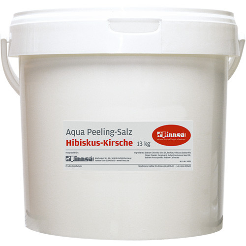 Aqua-Peeling-Salz Hibiskus-Kirsche, 13kg