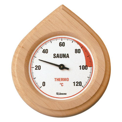Sauna-Thermometer, Holz