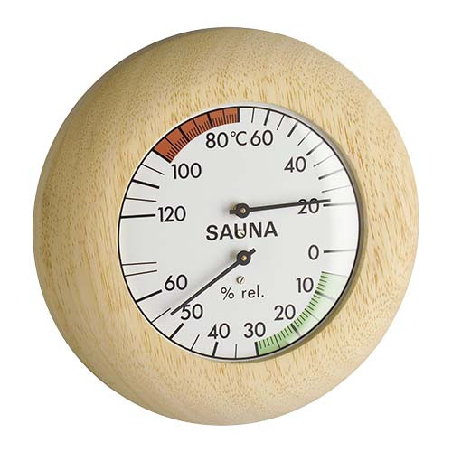 Sauna-Thermo-Hygrometer, Ø 13,6 cm