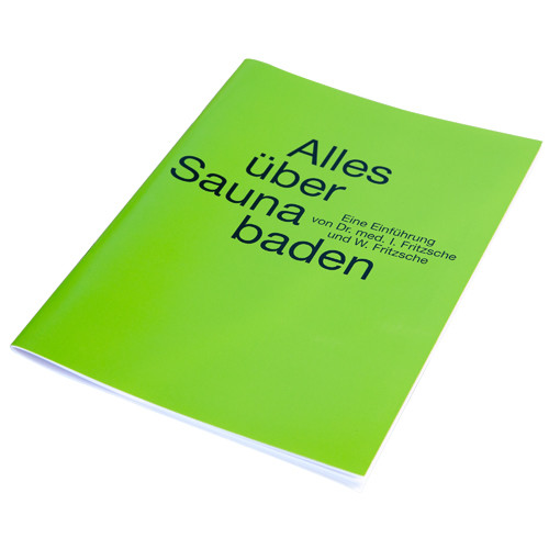 Broschüre "...Saunabaden", deutsch