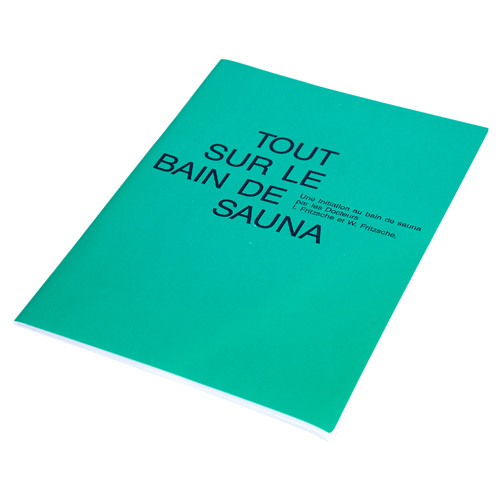 Broschüre "... Bain de Sauna", französisch