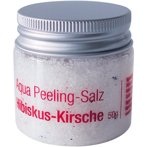 Aqua-Peeling-Salz Hibiskus-Kirsche, 50g