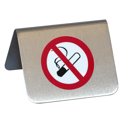 Tischwinkel mit Symbol Rauchverbot