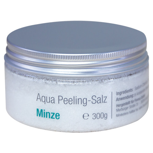 Aqua-Peeling-Salz Minze, 300g